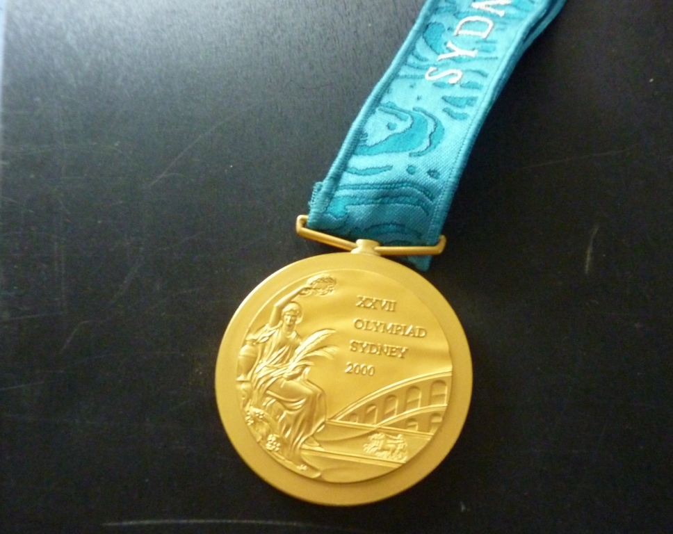 Olympiamedaille von Anett Schuck