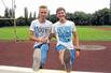 Bild: Auf schnellen Sohlen unterwegs: Die deutschen Vizemeister Nic Ihlow (l.) und Felix ­Rüger vom LAZ.