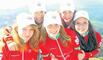 Bild: Patricia Hillig, Johanna Peters, Emily Schmidt, Anna-Sophia Müller und Antonia Martin (von links) hatten im Trainingscamp in Südfrankreich viel Spaß.