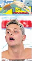Bild: Körperspannung ist das A und O: Tommi Wolst gelingt bei den deutschen Meisterschaften in Berlin ein sauberer Rückenstart.