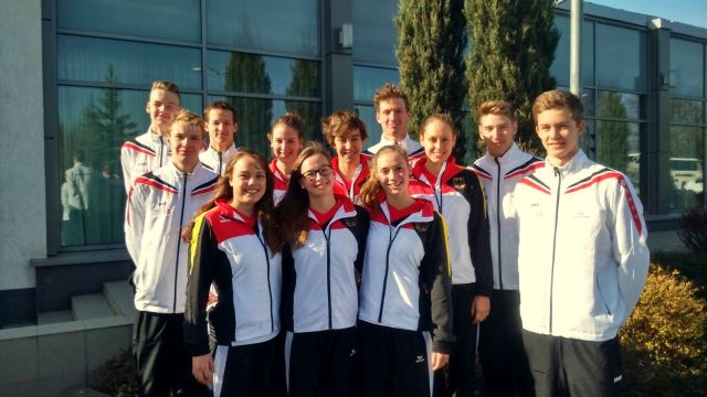 Team des Leipziger Landessportgymnasiums bei der ISF-Schulweltmeisterschaft in Poznan 2015