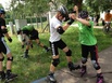 Bild: Skaten einmal anders, oder auch Techniktraining genannt ;-)