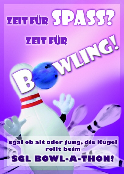 Flyer zum BOWL-A-THON