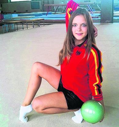 Hübsch in Pose gesetzt: Auswahl-Gymnastin Vivien Niklas. Hübsch in Pose gesetzt: Auswahl-Gymnastin Vivien Niklas.