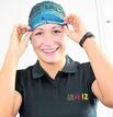 Bild: Juliane Reinhold bestens gelaunt.