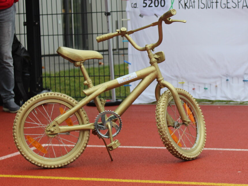 Foto: Teaminterner Wanderpokal Stadtradeln Leipziger Sportschulen. 