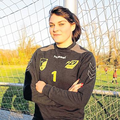 Hofft auf baldige Rückkehr in den Kasten: Lisa-Marie Weinert. Hofft auf baldige Rückkehr in den Kasten: Lisa-Marie Weinert.