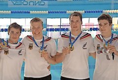 Das Leipziger Dream-Team: Max Poschart, Malte Striegler, Max Lauschus und Florian Kritzler (von links). Das Leipziger Dream-Team: Max Poschart, Malte Striegler, Max Lauschus und Florian Kritzler (von links).