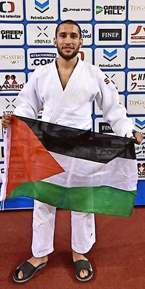 Der Leipziger Judoka vertritt Palästina am 6. August in Rio. Foto: privat Der Leipziger Judoka vertritt Palästina am 6. August in Rio. Foto: privat
