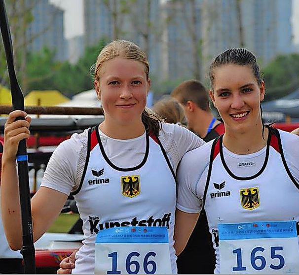 Ardis Luda und Anne Kurschat sind mit ihrer WM-Leistung zufrieden.