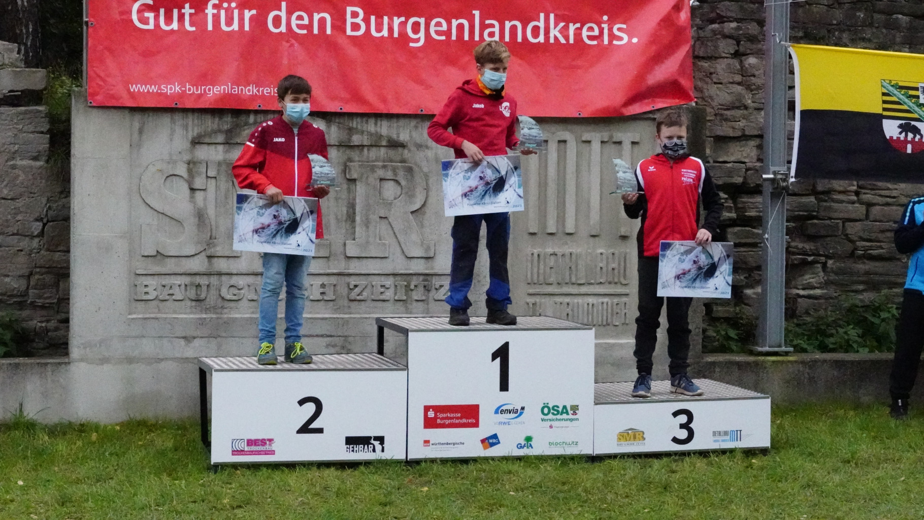 Siegerehrung Canadier-Einer mit Jakob Unvari. Siegerehrung Canadier-Einer mit Jakob Unvari.