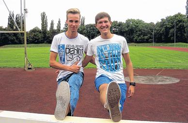 Auf schnellen Sohlen unterwegs: Die deutschen Vizemeister Nic Ihlow (l.) und Felix Rüger vom LAZ. Auf schnellen Sohlen unterwegs: Die deutschen Vizemeister Nic Ihlow (l.) und Felix Rüger vom LAZ.