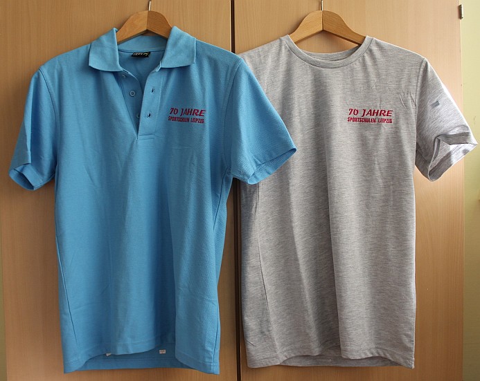 Jubiläums-Shirts „70 Jahre Sportschultradition in Leipzig“ Jubiläums-Shirts „70 Jahre Sportschultradition in Leipzig“