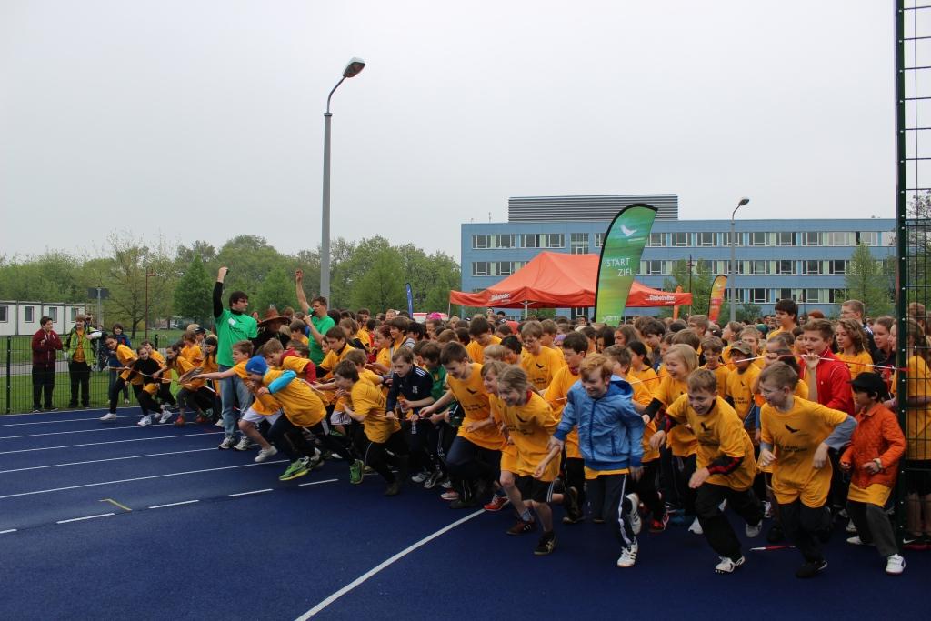 Startschuss Lauf 1 9.45 Uhr