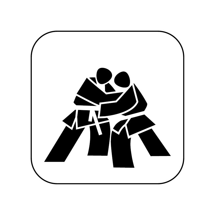 Grafik: Icon für die Sportart Judo.