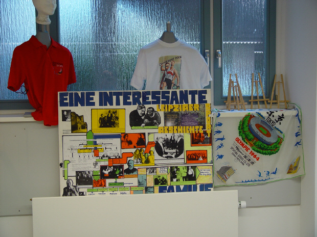 Infotafel im Olympiazimmer