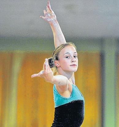 Hoffnungsträgerin des Leipziger Turnclubs: Nadja Schulze. Hoffnungsträgerin des Leipziger Turnclubs: Nadja Schulze.